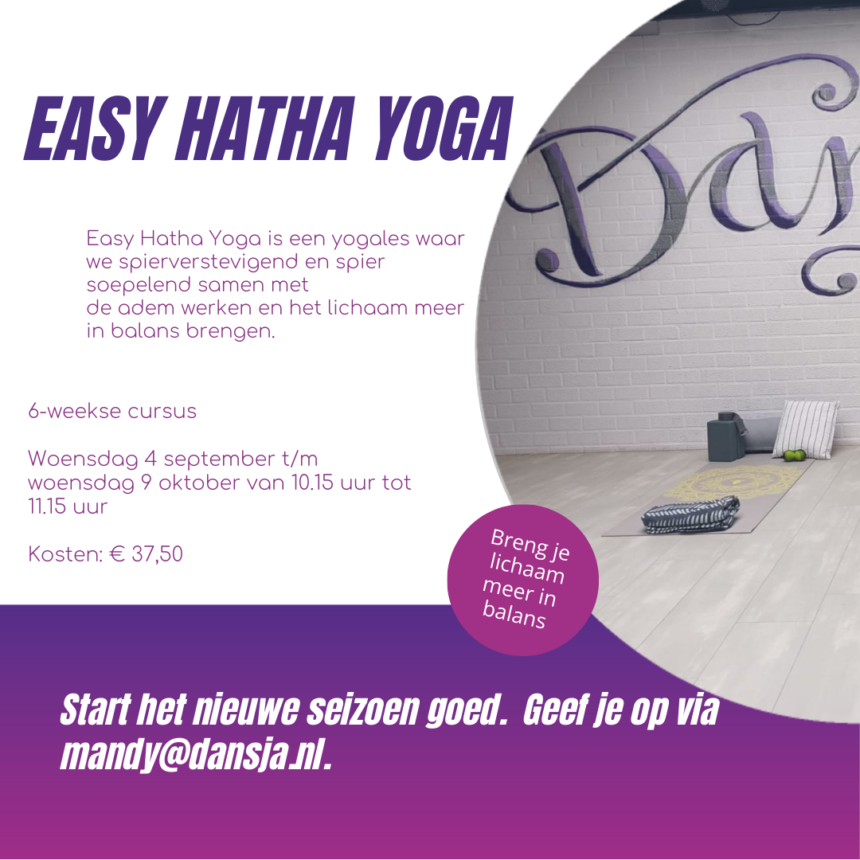 // NIEUWE CURSUS EASY HATHA YOGA \\