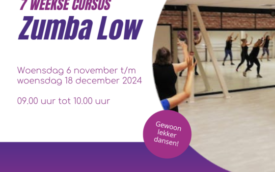 // ZUMBA LOW OP WOENSDAGOCHTEND \\