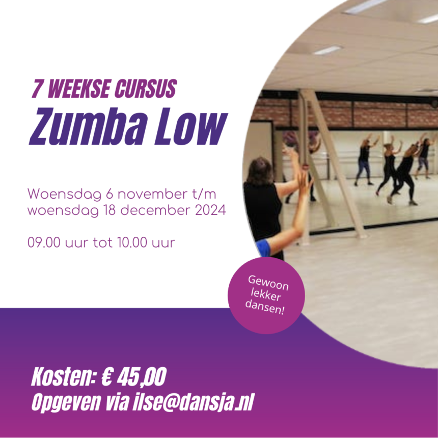 // ZUMBA LOW OP WOENSDAGOCHTEND \\